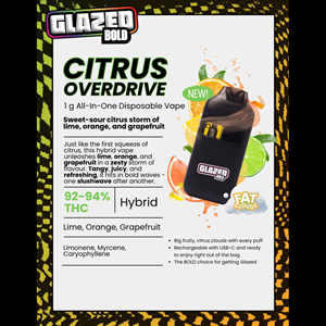 Bold Growth - Glazed Citrus Overdrive AIO 1g
