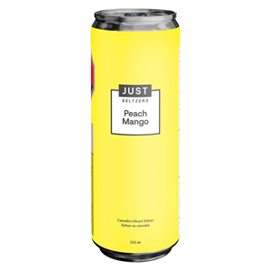 Just Seltzers Peach Mango 355ml