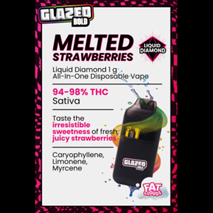 Bold Growth - Glazed Melted Strawberries Liquid Diamond AIO 1g